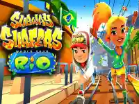 Subway Surfers Rio Puzzle background