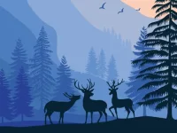 Landscape Paradise Hidden background