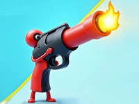 Human Stickman Gun background