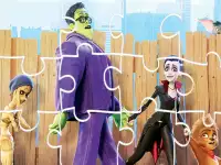 Monster Family Jigsaw background