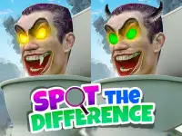 Skibidi Toilet Spot the Difference background