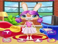 Daisy Bunny Dress up background