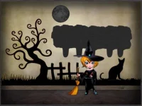 Amgel Halloween Room Escape 29 background