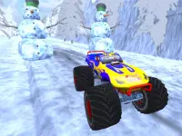 Christmas Monster Truck background