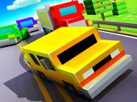 Blocky Highway: Traffic Racing background
