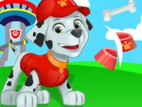 Paw Patrol Puppy Ninja Slice Fruit background