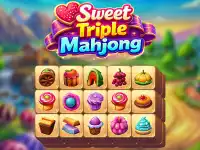 Sweet Triple Mahjong background