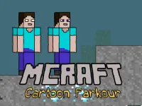 Mcraft Cartoon Parkour background