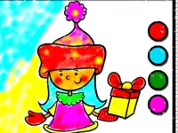 Easy Coloring SantaClaus background
