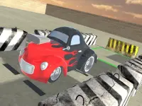 Old Car Parking 3D background
