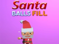 Santa Balls Fill background