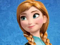 Anna Frozen Jigsaw Puzzle Collection background