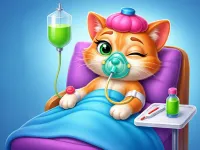 Pet Doctor Caring Game background