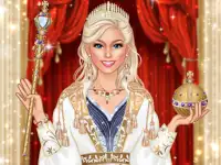 Royal Dress Up Queen Fashion background