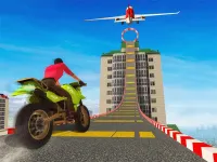 Sky Bike Stunt 3D background