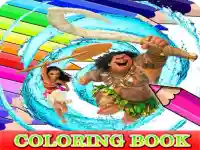 Coloring Book for Moana background