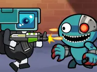 Space Survival Rainbow Friends Monster background