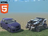 Car Demolition Derby Racing Mobile background