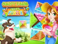 Happy Farm: fields puzzle background