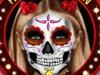 Kylie Jenner Halloween Face Art background