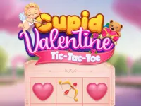 Cupid Valentine Tic Tac Toe background