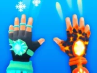 Ice And Fire Twins - Fighting Game background