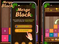 Merge Number Puzzle background