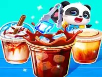 Little Panda Coffee Shop background