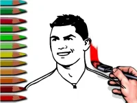 Ronaldo Coloring Book background