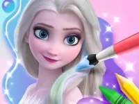Coloring Book For Elsa background