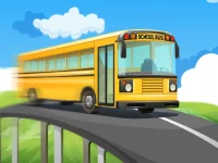 School Bus Racing background