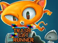 Trash Cat Runner background