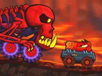 Car Eats Car: Volcanic Adventure background