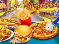 Street Food Stand Cooking Game for Girls background