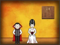 Amgel Halloween Room Escape 28 background