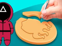 Squid Game cookie Puzzle background