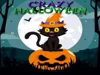 Crazy Halloween background
