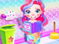 Baby Mermaid Caring Games background