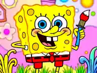 Easy Coloring Spongy Adventure background