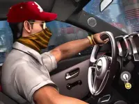 Drive in Car City 3D background