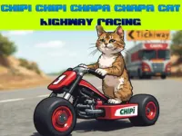 Chipi Chipi Chapa Chapa Cat Highway Racing background