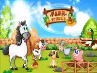 Funny Learning Farm Animals background