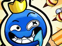 Save Rainbow: Blue monster background