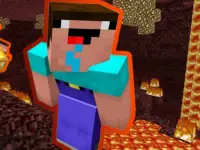 Noob Parkour : Nether background