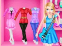 Doll Career Outfits Challenge - Dress-up Game background