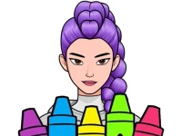 kpop hunter coloring background