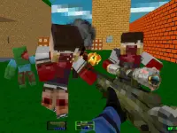Blocky Combat Swat Zombie Survival 2022 background