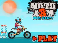 Moto X3M Pool Party Game background