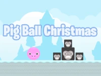 Pig Ball Christmas background