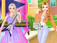 Sisters Street Style VS Stage Style background